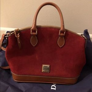 Dooney and Bourke Darcy suede satchel